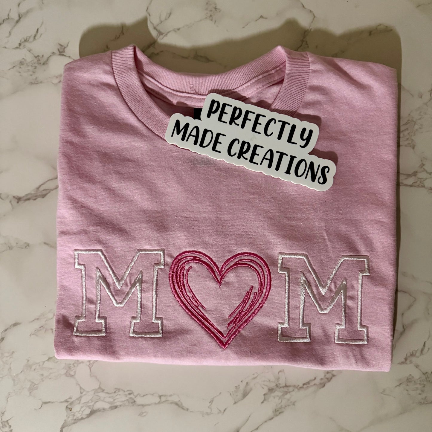 Embroidered “M❤️M” Graphic Tee
