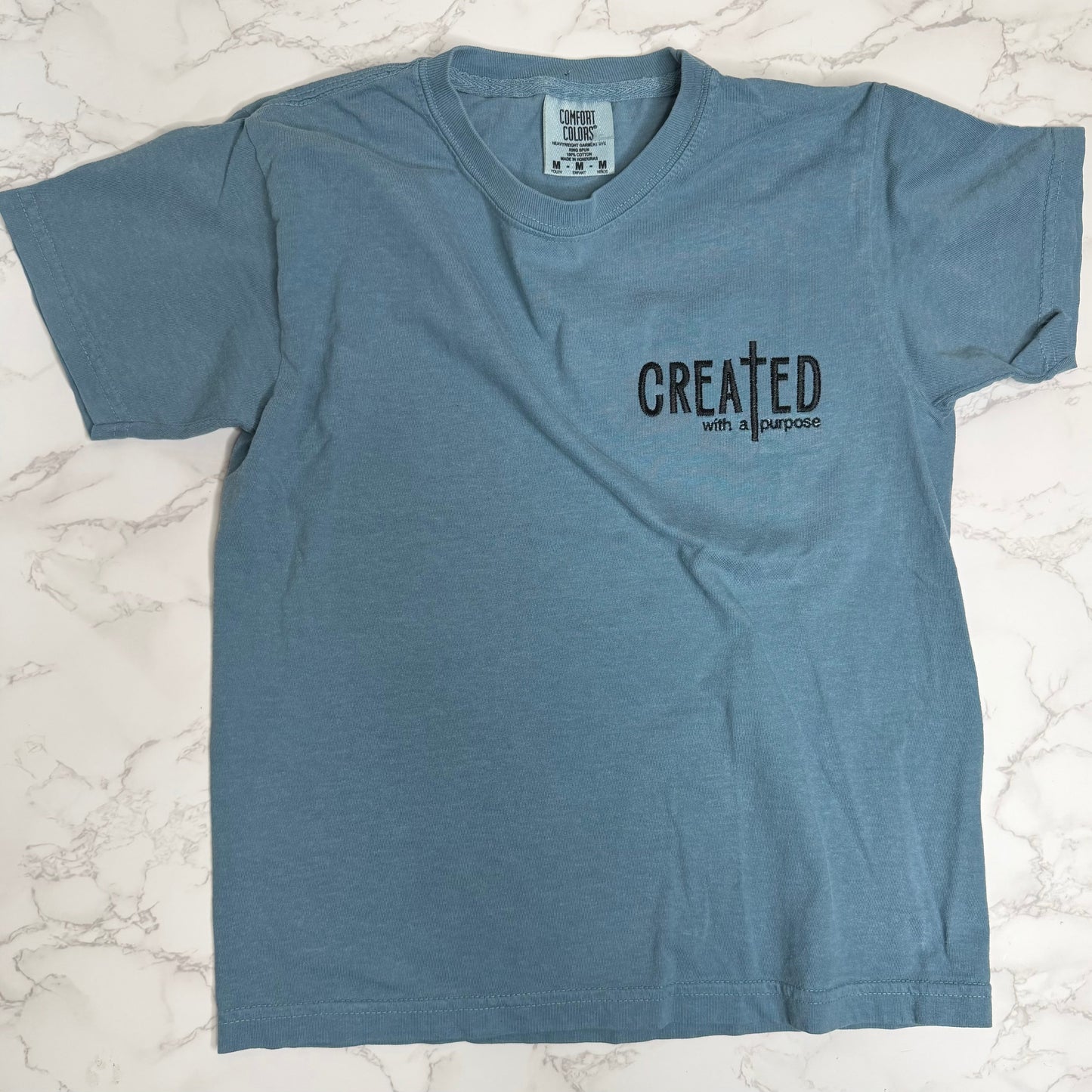 Created With a Purpose – Embroidered T-Shirt