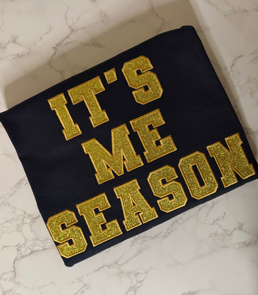 It’s Me Season Glitter Embroidered T-Shirt